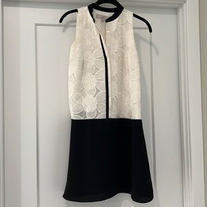 Loft Women’s XS black and white dress